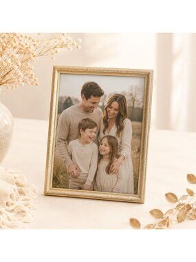 Vintage Ornate Brass 8x10 Picture Frame Romantic Cottagecore Home Decor